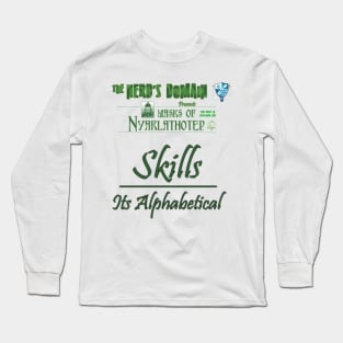 Its Alphabetical Long Sleeve T-Shirt